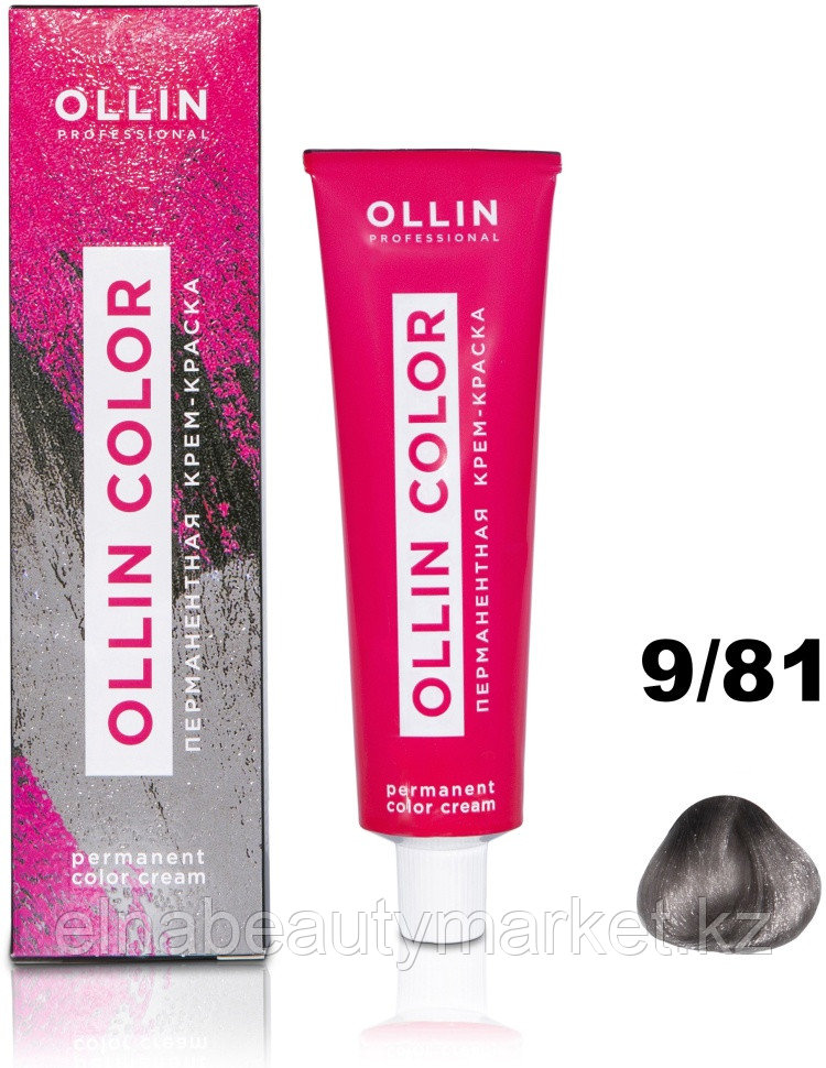 Ollin Professional Color 9/81 блондин жемчужно-пепельный крем-краска 60 мл