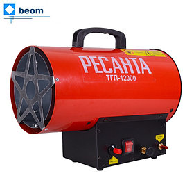 Газовая пушка Ресанта ТГП-12000 (12 кВт | 120 м2 | м³/час 370 | Расход топлива, кг/ч 0.6-0.9 | Вес, кг 4.4)