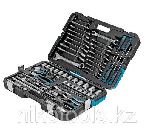Набор инструментов, 1/4", 1/2", CrV, 120 зубьев, 101 предмет// Gross