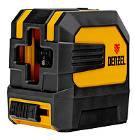 Лазерный уровень LX 02 Red, 20 м, 635 нм, резьба 1/4"// Denzel