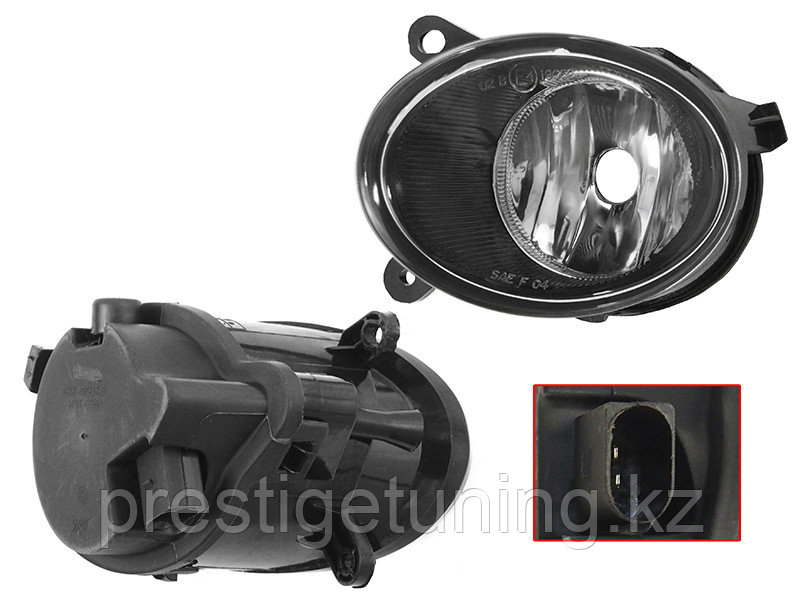 Противотуманная фара левая (L) на Audi A6 2004-08 (SAT)