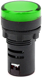 Индикаторная лампа AD-22DS (зеленая), 220 В, 22 мм