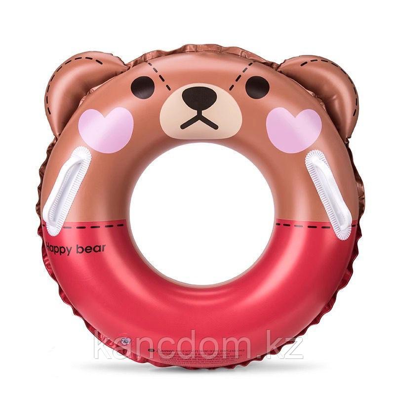 Детский надувной круг "Bear" 70мм, с держателем