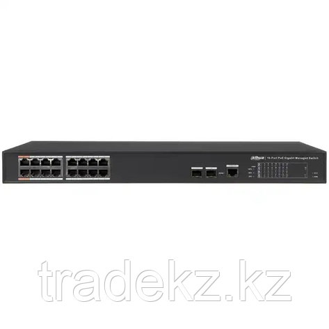 DH-PFS4218-16GT-190 16-портовый управляемый PoE коммутатор, фото 1