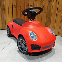 Красный Музыкальный Толокар "Porshe 911". Машинка. Каталка. Талакар. Оригинал. Четкий подарок.