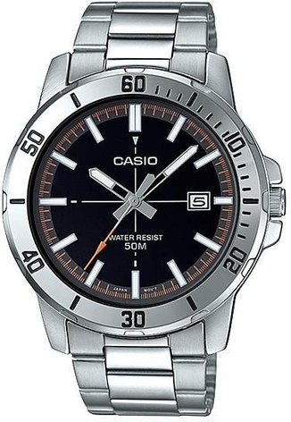 Часы Кварцевые CASIO MTP-VD01D-1E2VUDF сталь, фото 1