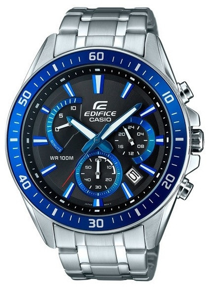 Часы Кварцевые CASIO Edifice EFR-552D-1A2VUEF-Blue сталь