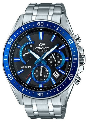 Часы Кварцевые CASIO Edifice EFR-552D-1A2VUEF-Blue сталь, фото 1