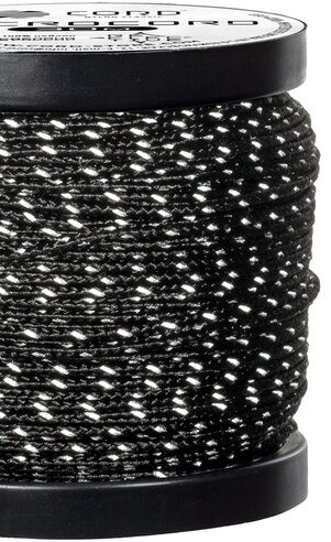 Микрокорд CORD катушка 10м светоотражающий (black), фото 1