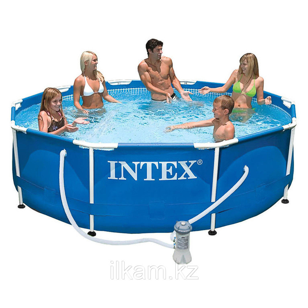Каркасный бассейн intex 3.05м*0.76м с фильтром сборно-разборный 28202