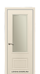 Ультра БС-4 OPD ДО 2.20 эмаль Мокко со стеклом. Дверь межкомнатная