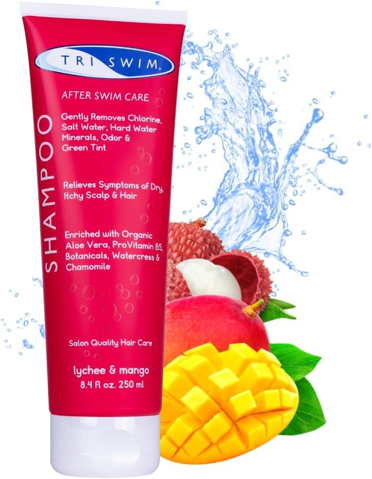 Шампунь Triswim Summer Edition против хлора (для пловцов), личи и манго 250 мл, фото 1
