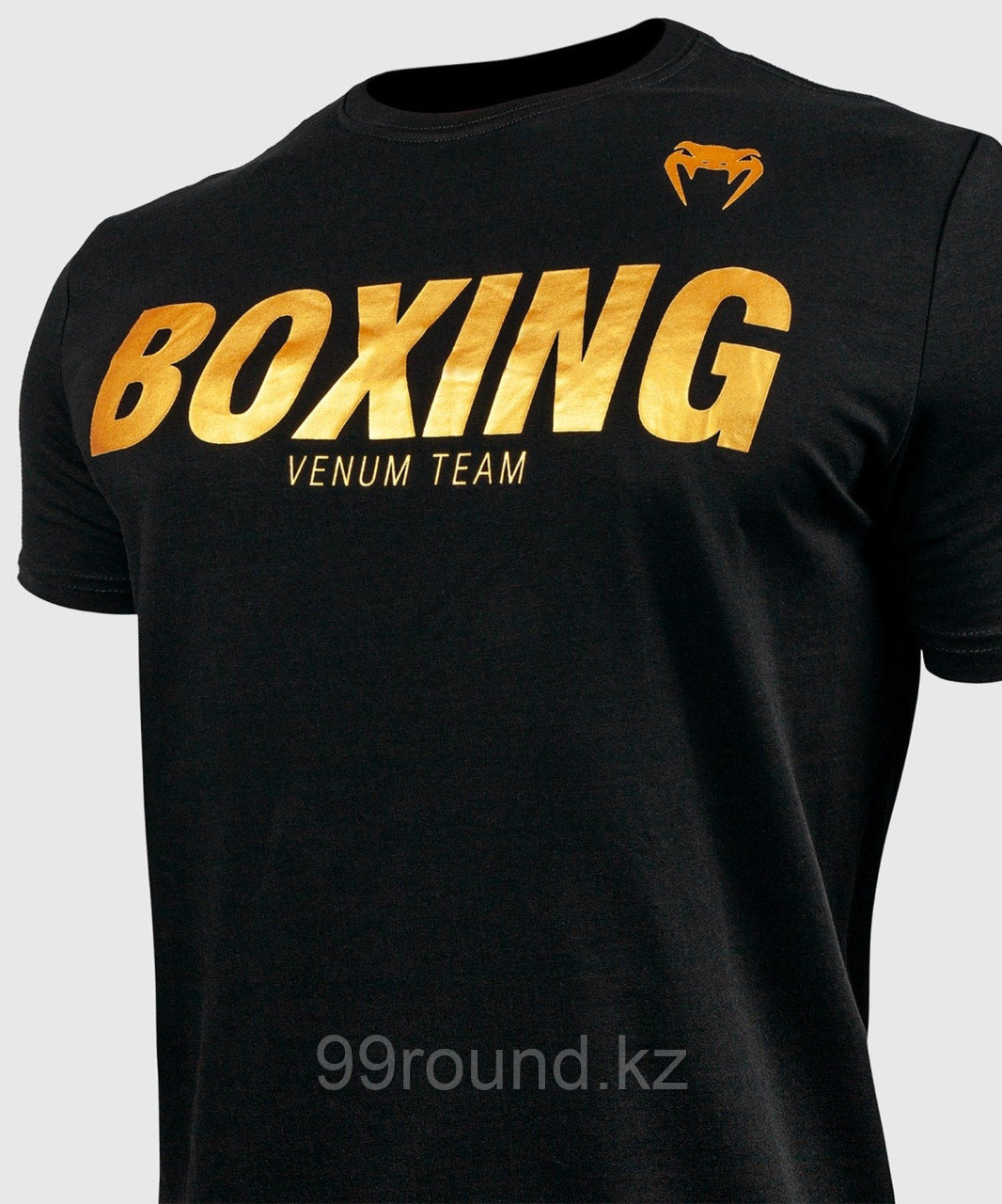 Футболка Venum Boxing черный, золотистый