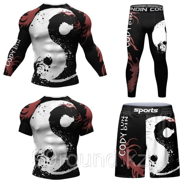 Спортивный костюм CODY LUNDIN SPORT черный, белый, красный