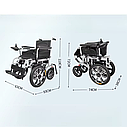 Инвалидная коляска электр.,30 Кг, model: WCHT0199, 24v 500w (2*250w). Аккум. гелевый 24v 12A/H., фото 3