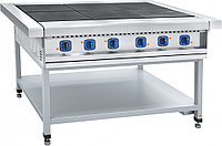 Плита электрическая ABAT ЭП-6П шестиконфорочная без жарочного шкафа (лицевая нерж, серия 900)