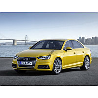 Audi A4 2018 - лекало экрана мультимедиа