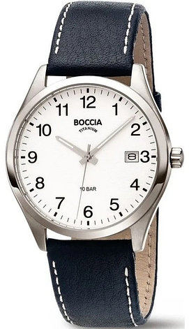 Часы Кварцевые Boccia Titanium 3669-01 титан, фото 1