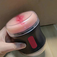 Интимная игрушка двусторонний USB Male Мастурбатор 9 режимов, IPX7 2 вибро мотора