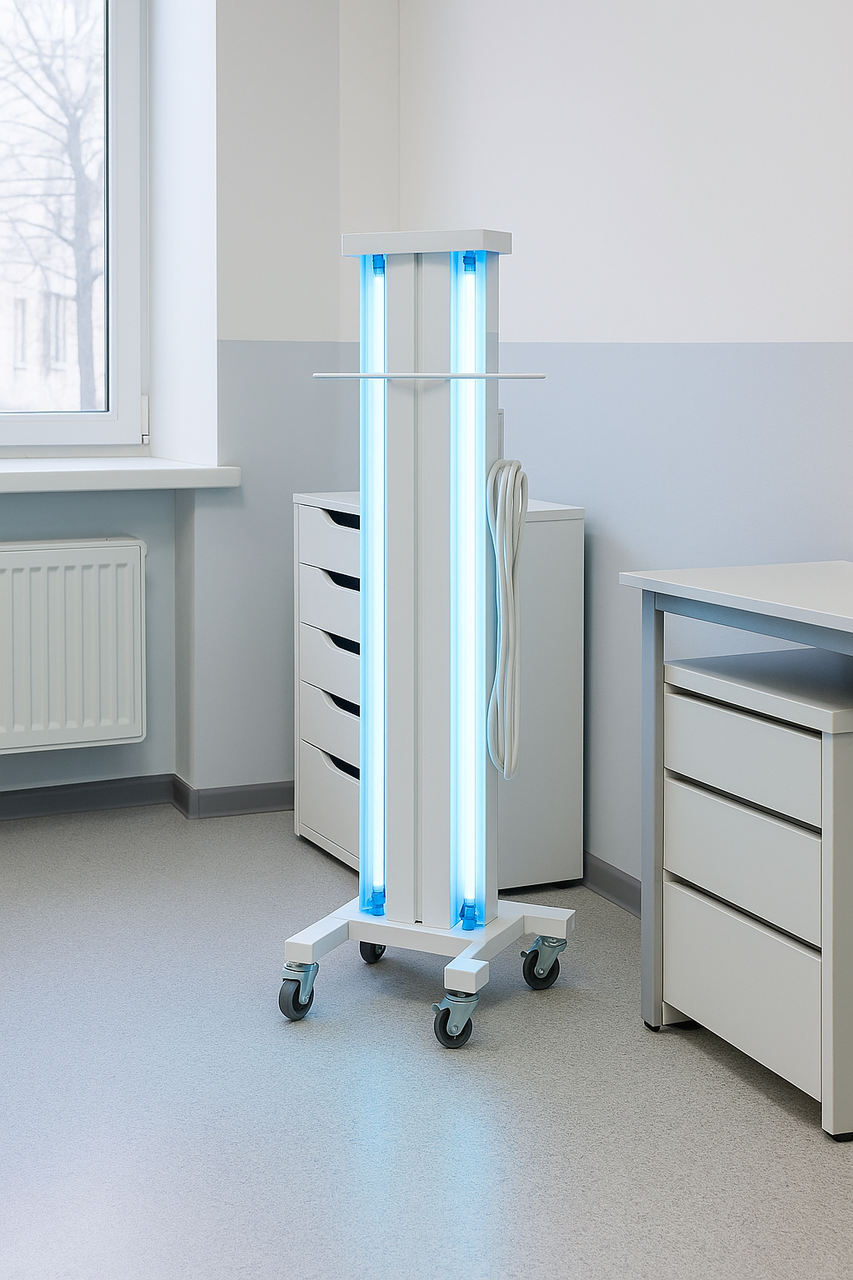 БАКТЕРИЦИДНЫЙ ОБЛУЧАТЕЛЬ ОБП4х30 передвижной, фото 1