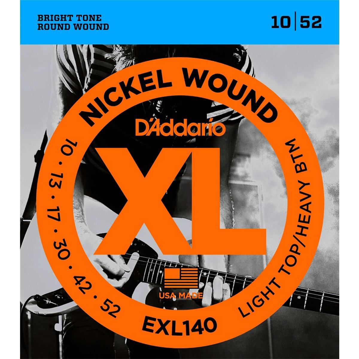 Струны для электрогитары D'Addario 10-52 EXL140
