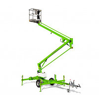 Подъемник коленчатый прицепной с телескопической стрелой