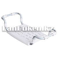 Сиденье для ванной Ника СВ-5 металлокаркас раздвижное белое (макс.нагрузка 100 кг,размер сиденья 350х290 мм.)