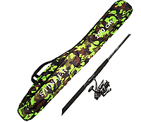 Чехол для удочки Stinger цвета камуфляж 150 см (2 основных и 2 вспомогательных отделения)
