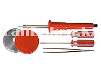 Ремонтный набор электрика 6 предметов паяльник, канифоль, припой, пинцет, две отвертки SPARTA 913235 (002)