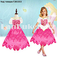 Костюм детский карнавальный Спящая Красавица Аврора принцесса для девочек розовое XF-6935