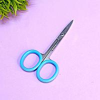 Маникюрные ножницы 9см синие