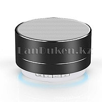 Портативная Bluetooth колонка с подсветкой (music mini speaker v2.1) черная