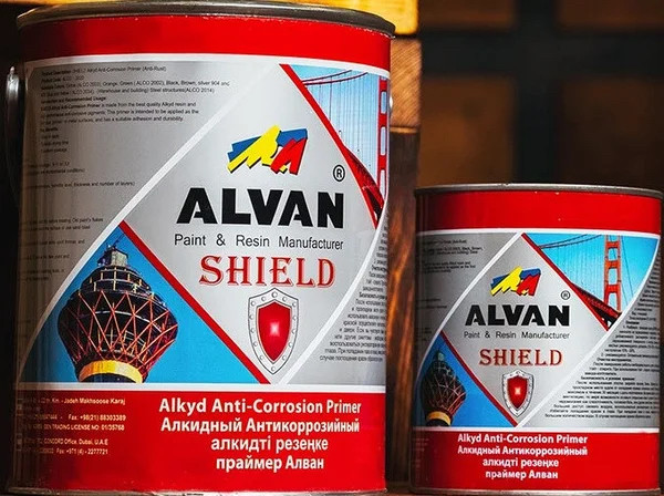 Антикоррозийный праймер Alvan 17,5 л/ 22 кг. Nº947 (красно-коричневый)