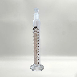 Цилиндр 2-250-2, с пришлифованной пробкой, на стеклянном основании