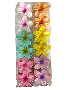 Заколка гавайский цветок,8см пластик, фото 3