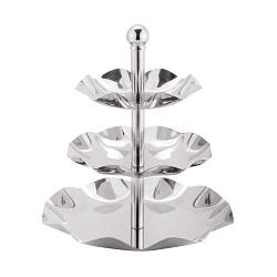 Этажерка, 3 яруса, h 30 см, d 27,5 см, нержавейка, P.L. Proff Cuisine