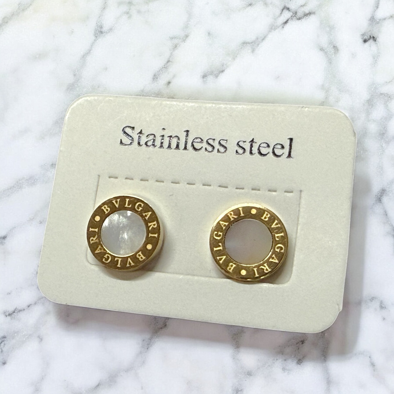 Серьги гвоздики BVL круг мини, фото 1