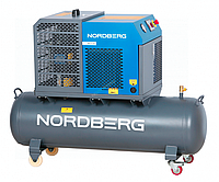 Компрессор винтовой, 5,5кВт, 10Бар, 550л/мин, ресивер 160л, IP65 NCA8R