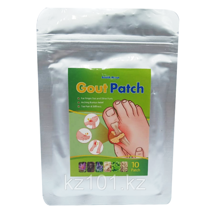 Пластырь при подагре Gout Patch, 10 шт
