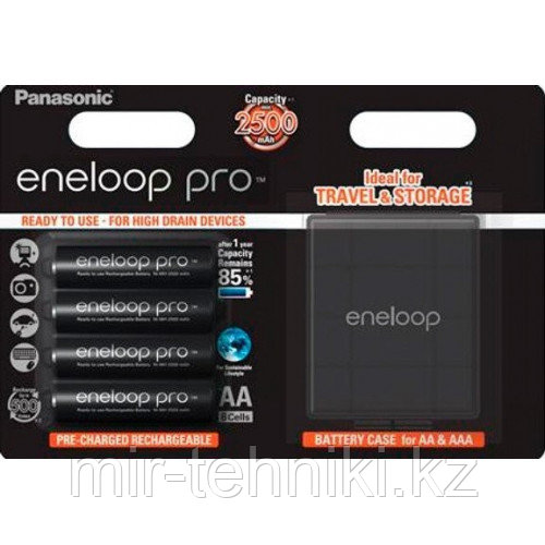 Аккумулятор Panasonic Eneloop Pro BK-3HCDEC4BE AA (2500Mah), фото 1