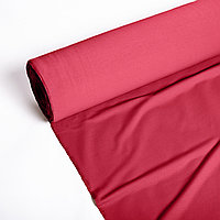 Трикотажное полотно Рибана с лайкрой 30/1 Компакт, красный