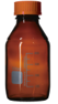 Бутылка для реагента с оранжевой крышкой BORO3.3, (коричневый)