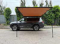 Тент маркиза боковой. Бежевый. Размер 2.5 метра х 2.5 метра - OVERLAND ADDICT