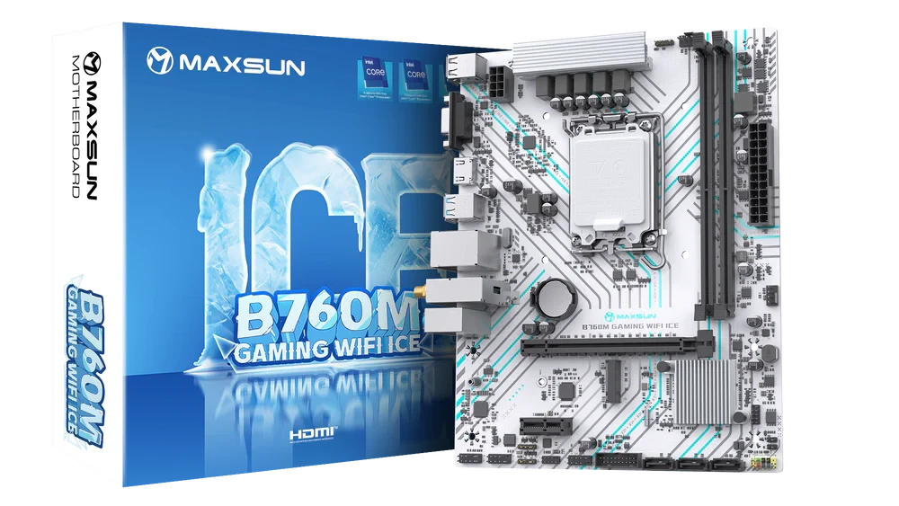 Материнская плата MaxSun B760M GAMING WIFI ICE