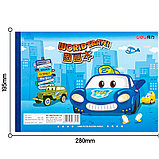 Альбом для рисования DELI, А4, 20 л., офсет, 70 г/кв.м., синий, склейка, фото 2