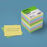 Блок для записей СТАММ "Имидж" цветной 8х8х8 см, фото 2