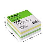 Блок для записей СТАММ "Стандарт" цветной, 9х9х4,5 см, фото 2