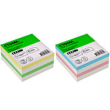 Блок для записей СТАММ "Стандарт" цветной 8х8х4 см, фото 2