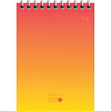 Блокнот  BG "Bright monocolor" на спирали, А6, 60 листов в клетку, фото 3