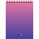 Блокнот  BG "Bright monocolor" на спирали, А6, 60 листов в клетку, фото 4